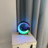 UECYXOP藍牙音響無線充電氛圍夜燈音箱便捷式桌面藍牙音響多功能鬧鐘音響送男女友生日禮物送朋友音響擺件 黑【月亮】無線充+ 立體環(huán)繞音效 曬單實拍圖