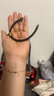 周生生七夕禮物 六字大明咒黃金轉(zhuǎn)運(yùn)珠足金Charme酷黑 XL串珠94395C定價(jià) 曬單實(shí)拍圖