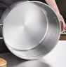 巨博（JOBO）304不銹鋼商用湯桶湯鍋42*26cm帶蓋子加厚油水米面儲(chǔ)物桶 曬單實(shí)拍圖