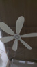 鉆石牌加大扇面電風扇廚房臥室小吊扇小型電風扇蚊帳小吊扇家用學生宿舍風扇床上輕音電風扇吊式小風扇 曬單實拍圖