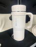 皆米（GUESMI）榨汁杯16葉刀便攜式榨汁機保溫可碎冰隨行杯冰霸杯小型家用迷你多功能水果果汁機攪拌噸噸杯 黑色【304不銹鋼+吸管】 曬單實拍圖