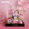 AMYROSE永生花束helloKitty哈嘍凱蒂貓禮盒擺件高級感生日七夕情人節(jié)禮物 HelloKitty—Monday早起搬磚 曬單實拍圖