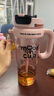 物生物（RELEA）水杯女大容量tritan塑料杯夏吸管杯子冰霸杯學(xué)生水壺茶杯生日禮物 曬單實(shí)拍圖