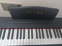 貝琪（Betsy）B351電鋼琴88鍵重錘成人兒童電子鋼琴家用練習初學者專業(yè)考級鋼琴 B351-重力度88鍵木紋黑+圓腿琴架 曬單實拍圖