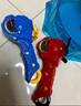 CXXYJ新款戰(zhàn)陀雙重超陀玩具男孩魔幻合金爆甲陀螺魔幻合體燈光拉繩陀螺 紅色+藍(lán)色 電商盒 曬單實拍圖