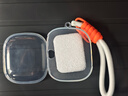 吉事果適用魔音Beats Powerbeats Pro2透明保護(hù)套簡(jiǎn)約防摔高透耳機(jī)套軟殼powerbeats pro2藍(lán)牙耳機(jī)保護(hù)殼 透明殼+白橙飄帶 魔音Beats Powerbeats Pro2 曬單實(shí)拍圖