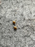 周六福  黃金耳釘女款5G足金精致四葉草耳飾送女友 計(jì)價(jià) 一對(duì)-1.96g 曬單實(shí)拍圖