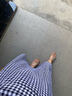 自巧小個(gè)子黑白格紋氣質(zhì)顯瘦度假連衣裙女2024夏裝新款收腰中長裙 黑白格 M (4碼) 曬單實(shí)拍圖