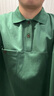 馬登工裝美式復(fù)古輕奢男士polo衫夏季短袖重磅寬松學(xué)院風(fēng)翻領(lǐng)半袖t恤 綠色 [山野綠]oversize XL 曬單實(shí)拍圖
