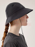ARC'TERYX始祖鳥 SINSOLA SHADE HAT 輕量 男女同款 漁夫帽 BLACK/黑色 L-XL 曬單實(shí)拍圖