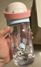 膳魔師（THERMOS）兒童吸管杯12M+便攜吸管杯Tritan學(xué)生水杯粉色420ml BBSD 曬單實(shí)拍圖