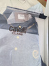 CAVALLI CLASS春季新款男裝時(shí)尚休閑T恤燙鉆透氣舒適男式翻領(lǐng)短袖Polo衫 深藍(lán)色 50 曬單實(shí)拍圖