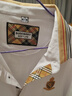 AU. ASPOLO品牌保羅衫短袖t恤男夏季翻領(lǐng)桑蠶絲T恤衫男士商務(wù)休閑中青年體恤 白色 XL 曬單實(shí)拍圖