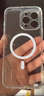 品勝 適用蘋(píng)果16手機(jī)殼 iPhone16磁吸殼保護(hù)套Magsafe無(wú)線(xiàn)充電超薄氣囊防摔手機(jī)殼軟邊簡(jiǎn)約男女款 透明 曬單實(shí)拍圖
