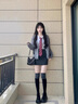 小野七天灰色西裝裙子短裙女2025夏季新款高級(jí)感小個(gè)子高腰a字半身裙子 灰色 M 曬單實(shí)拍圖