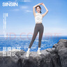 SIINSIIN鯊魚(yú)褲女外穿2025新款夏季瑜伽褲高腰收腹提臀薄款打底褲 【夏季款】顯瘦黑 L （105-120斤） 曬單實(shí)拍圖