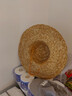 青衣麻相 大檐草帽沙灘遮陽(yáng)帽麥稈男女款夏季大沿草帽太陽(yáng)帽勞保農民草帽子 麥稈本色 帽子直徑44cm 頭圍M(56-58cm) 曬單實(shí)拍圖