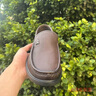 夢(mèng)特嬌【小羊皮】商務(wù)休閑皮鞋男 夏季新品舒適摔紋真皮一腳蹬樂(lè)福鞋 棕色（皮鞋碼） 41 曬單實(shí)拍圖