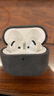 0度 蘋果AirPods Pro4/3代耳機殼保護套 Pods2/1代歐締蘭毛絨藍牙耳機保護殼 全包防摔抗指紋輕奢男女 黑灰色-意大利Alcantara材質 AirPods (第四代) 曬單實拍圖