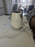 SMEG/斯麥格KLF04電熱水壺燒水壺1.7L大容量復古家用自動斷電保溫一體不銹鋼開水泡茶煮茶恒溫過濾水垢 1.7L 奶白色 曬單實拍圖