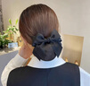 向晚發(fā)夾頭花蝴蝶結(jié)發(fā)夾女頭花職業(yè)護(hù)士發(fā)網(wǎng)套高級銀行酒店前臺盤發(fā)器 曬單實(shí)拍圖