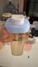 HEGEN海格恩吸管杯兒童水杯學(xué)飲杯奶瓶1-3-6歲直飲吸管嬰兒寶寶牛奶杯 【熱銷TOP】 吸管杯-莫蘭迪藍 曬單實拍圖