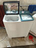 松島20/40/60公斤老式半自動(dòng)洗衣機雙缸雙桶賓館酒店大容量洗大件毛毯四件套商用家用以舊換新 【雙層加厚】20公斤 | 雙塑桶+鹽水平衡+防爆桶 曬單實(shí)拍圖