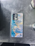 品托（Pintop）vivos12手機殼s12pro玻璃新款保護套簡(jiǎn)約輕薄散熱抗指紋全包直邊防摔硬殼高級創(chuàng  )意男女款 vivoS12【遠峰藍-水墨鎏金】 電鍍玻璃殼 曬單實(shí)拍圖