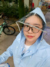 小米有品同款zhengyu雨衣長(zhǎng)款全身防暴雨男女加大風(fēng)衣式騎行雨披 天藍(lán)色【大帽檐】【拉鏈+按扣】 XL 1件 適合身高170-180 曬單實(shí)拍圖