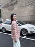 波司登（BOSIDENG）25年新款輕薄羽絨服七夕禮物女短款90絨三防面料輕薄內(nèi)膽外套 【店長推薦】柔霧粉1827-淺春色 S 160/84A 體重約100-110斤 曬單實拍圖