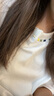 燦圖白色刺繡純棉短袖t恤女夏季新款小眾半袖內(nèi)搭潮流寬松打底衫上衣 白色 M 曬單實拍圖