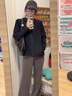 oein 防曬衣女冰絲寬松黑色防曬服紫外線2025夏季新款媽媽薄款外搭粉 黑色 UPF50+ XL 【建議110-125斤】 曬單實(shí)拍圖