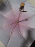范爺家遮陽傘雨傘彩膠晴雨傘三折防曬太陽傘防紫外線學(xué)生傘輕奢雙層漸變 輕奢雙層雨傘【漸變粉】 曬單實拍圖
