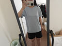 安踏運(yùn)動(dòng)套裝男女冰涼速干羽毛球訓(xùn)練服寬松透氣跑步短袖短褲兩件套 展翅藍(lán)【冰涼速干-拉鏈口袋】 M /170【男女同款】 曬單實(shí)拍圖