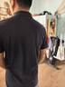 羅蒙短袖復(fù)古t恤男士夏季冰絲高端商務(wù)polo半袖衫截上衣百搭速干衣服 【兩件裝】深灰+黑色 2XL 【建議140-160斤】-面料升級 曬單實(shí)拍圖