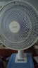 美的（Midea）臺式電風(fēng)扇七葉柔風(fēng)輕音臥室宿舍廣角遠距交流定頻臺扇辦公室桌面節(jié)能省電搖頭小型電扇 FGAU40D 曬單實拍圖
