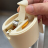樂(lè)扣樂(lè)扣（LOCK&LOCK）玻璃油壺廚房家用重力防漏不掛油自動(dòng)開(kāi)合調(diào)味瓶醋壺醬油瓶油罐 米色【550ML】 曬單實(shí)拍圖