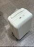 貝初眾行李箱14寸小型春秋航空登機箱20x30x40女款高顏值密碼拉桿旅行箱 珍珠白-14寸「時尚輕便 可上飛機」品質升級 特價航空免托運箱「適合1~3天短途出行」 曬單實拍圖