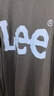 Lee商場同款25春夏新品標(biāo)準(zhǔn)版圓領(lǐng)Logo印花男短袖T恤LMT0104103RX 鐵灰色 2XL 曬單實(shí)拍圖