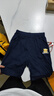 Classic Teddy精典泰迪童裝兒童褲子男童五分褲寶寶短褲薄款運動褲 深藍 120  曬單實拍圖