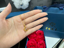 中國珠寶黃金項(xiàng)鏈女足金星月之戀吊墜鑲嵌鋯石送老婆生日禮物送女友情人節(jié) 玫瑰禮盒 2.2-2.3g星月之戀 曬單實(shí)拍圖