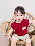 G.DUCKKIDS小黃鴨童裝男童套裝夏季新款帥氣兒童夏裝男孩衣服無袖背心兩件套 紅色 100 尺碼2~3歲【90-100cm】cm 曬單實拍圖
