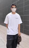 回力短袖男夏季寬松速干t恤男潮流新款衣服圓領透氣休閑男裝白色L 曬單實拍圖