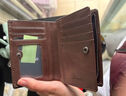GIOIO日本進(jìn)口品質(zhì)2025新款男士錢(qián)包真皮短款拉鏈卡包復古牛皮駕駛證錢(qián) 復古咖啡色(頭層牛皮防盜刷) 曬單實(shí)拍圖