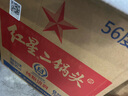 紅星二鍋頭 大二 清香型白酒 56度 750ml*6瓶 整箱裝 純糧口糧酒 曬單實(shí)拍圖
