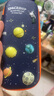 得力(deli)小學(xué)生筆袋 EVA大容量文具盒 星空系列抗壓耐摔鉛筆盒 輕盈防水筆袋 橙色男女孩禮物 曬單實拍圖