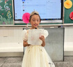 安妮優(yōu)兒公主裙女童高端禮服花童婚禮小女孩洋氣兒童夏季連衣裙蓬蓬紗 香檳色 130 曬單實拍圖