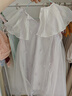 迪士尼女童連衣裙夏季2025新款女孩裙子禮服公主裙TD2EQ011 紫120 曬單實(shí)拍圖