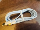 雙typec數(shù)據(jù)線適用蘋果16/15pro充電線兩頭typec扁口ipad華為mac小米快充100w筆記本電腦tpyec扁口 編織雙Typec扁口【雅灰白1.0米】 曬單實拍圖