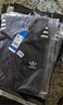 adidas休閑簡約三條紋梭織立領(lǐng)夾克外套男裝秋季阿迪達(dá)斯三葉草 黑色 (偏小，推薦買大1碼)   M 曬單實(shí)拍圖